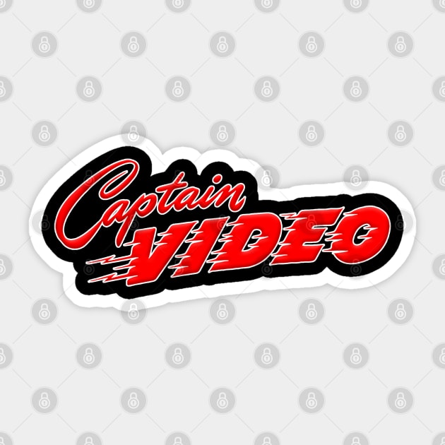 Captain Video & His Video Rangers Sticker by RetroZest